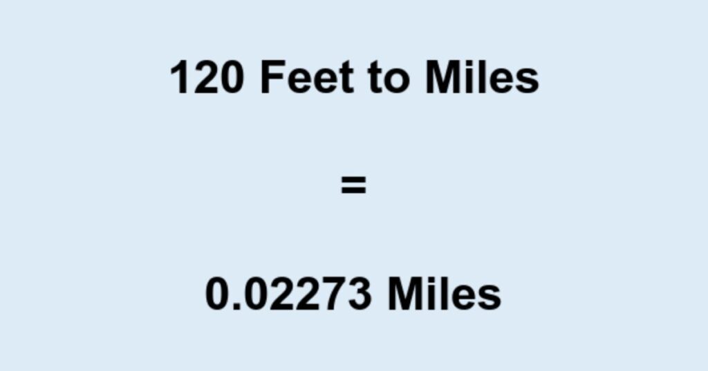 Convert Feet to Miles